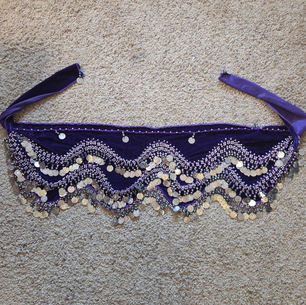 Velvet Purp Belly Dance Belt